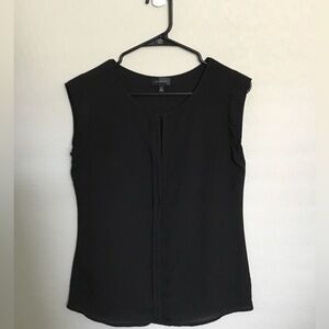 Black Sheer Sleeveless Top